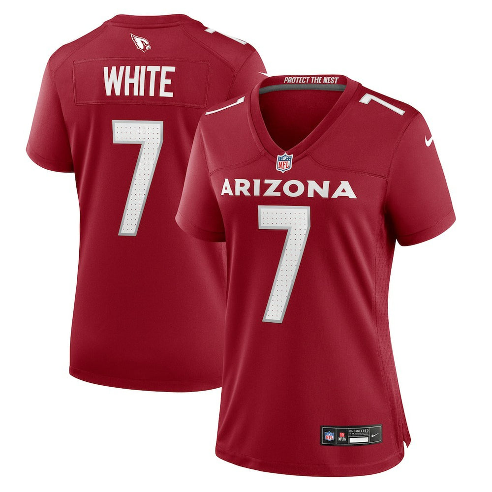 NFL Kyzir White Arizona Cardinals Women's Team Game Jersey - Cardinal