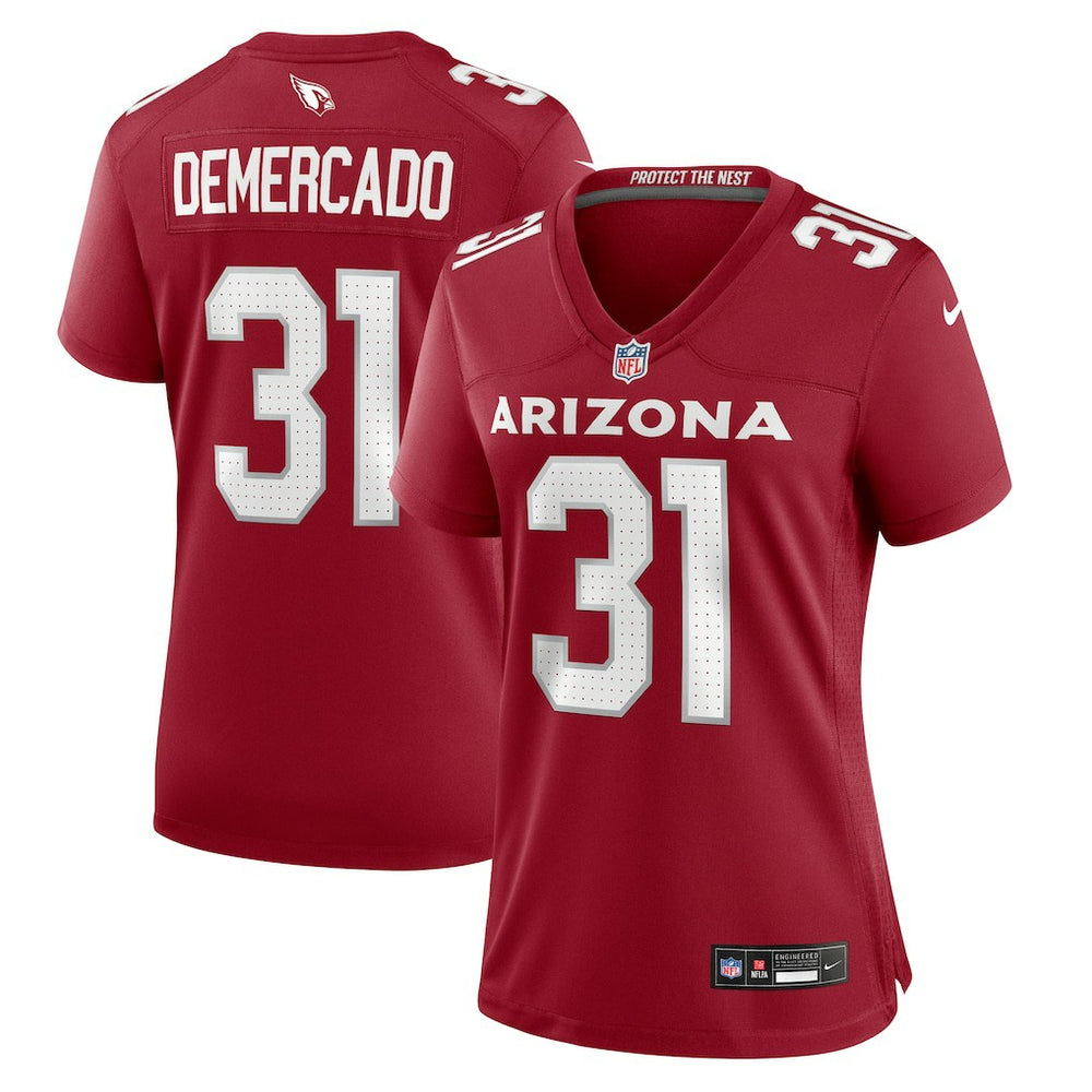NFL Emari Demercado Arizona Cardinals Women's Game Jersey - Cardinal