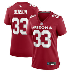 NFL Trey Benson Arizona Cardinals Women's Game Jersey - Cardinal