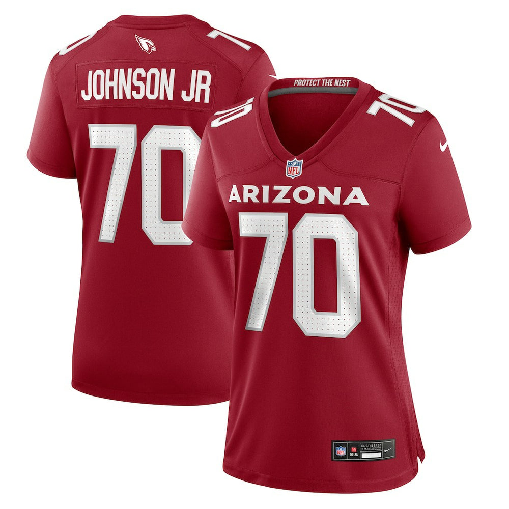 NFL Paris Johnson Jr. Arizona Cardinals Women's Game Jersey - Cardinal