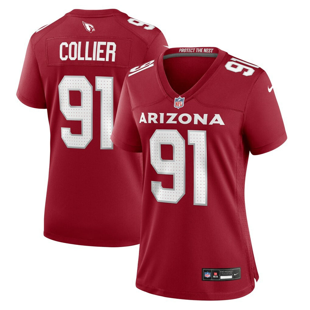 NFL L.J. Collier Arizona Cardinals Women's Game Jersey - Cardinal