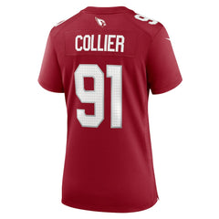 NFL L.J. Collier Arizona Cardinals Women's Game Jersey - Cardinal