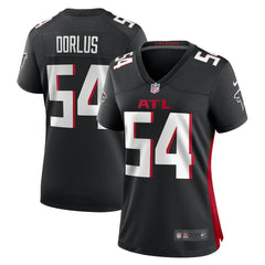 NFL Brandon Dorlus Atlanta Falcons Women's Game Jersey - Black