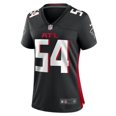 NFL Brandon Dorlus Atlanta Falcons Women's Game Jersey - Black