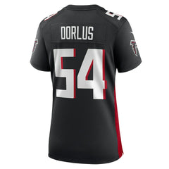 NFL Brandon Dorlus Atlanta Falcons Women's Game Jersey - Black