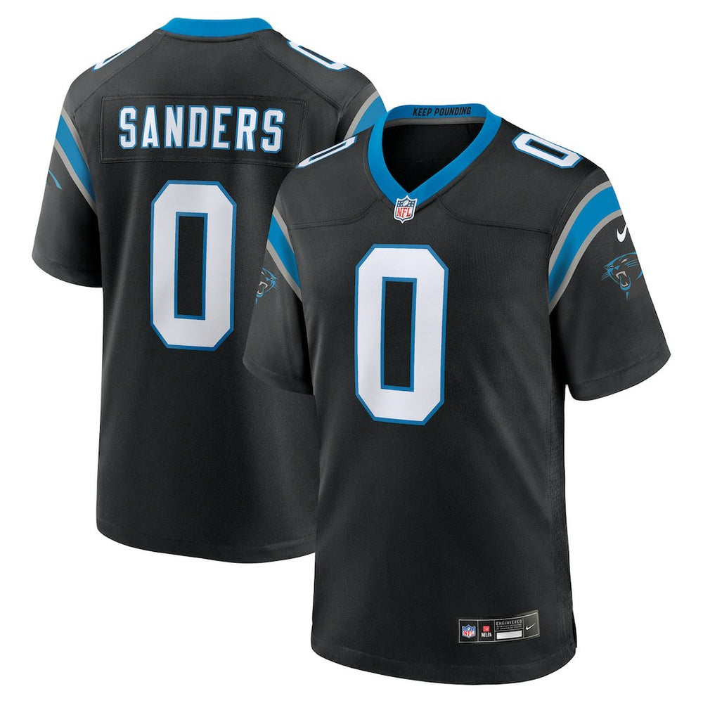 NFL Ja'Tavion Sanders Carolina Panthers Game Jersey - Black