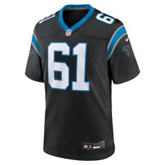 NFL Jarrett Kingston Carolina Panthers Game Jersey - Black