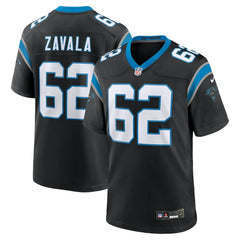 NFL Chandler Zavala Carolina Panthers Game Jersey - Black