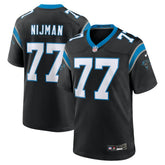 NFL Yosh Nijman Carolina Panthers Game Jersey - Black