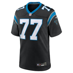 NFL Yosh Nijman Carolina Panthers Game Jersey - Black