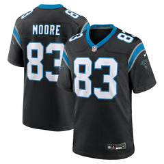 NFL David Moore Carolina Panthers Game Jersey - Black