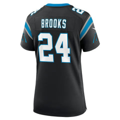 NFL Jonathon Brooks Carolina Panthers Women's Game Jersey - Black