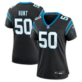 NFL Robert Hunt Carolina Panthers Women's Game Jersey - Black