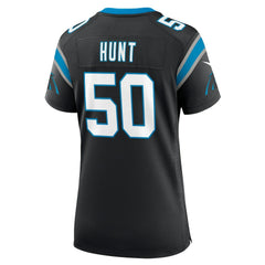 NFL Robert Hunt Carolina Panthers Women's Game Jersey - Black