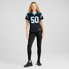 NFL Robert Hunt Carolina Panthers Women's Game Jersey - Black