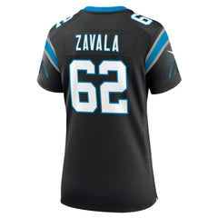 NFL Chandler Zavala Carolina Panthers Women's Game Jersey - Black
