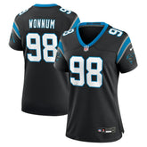 NFL D.J. Wonnum Carolina Panthers Women's Game Jersey - Black