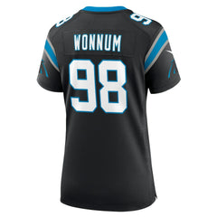 NFL D.J. Wonnum Carolina Panthers Women's Game Jersey - Black