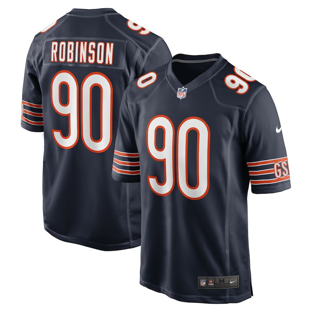 Dominique Robinson Chicago Bears Game Jersey Navy
