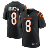 NFL Ryan Rehkow Cincinnati Bengals Game Jersey - Black