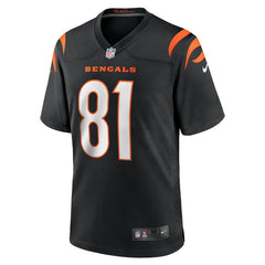 NFL Jermaine Burton Cincinnati Bengals Game Jersey - Black