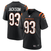 NFL McKinnley Jackson Cincinnati Bengals Game Jersey - Black