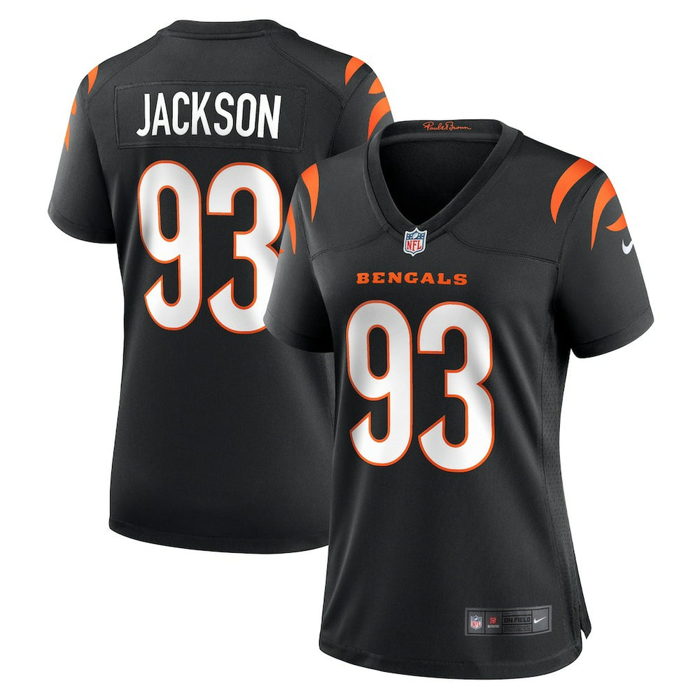 NFL McKinnley Jackson Cincinnati Bengals Women's Game Jersey - Black