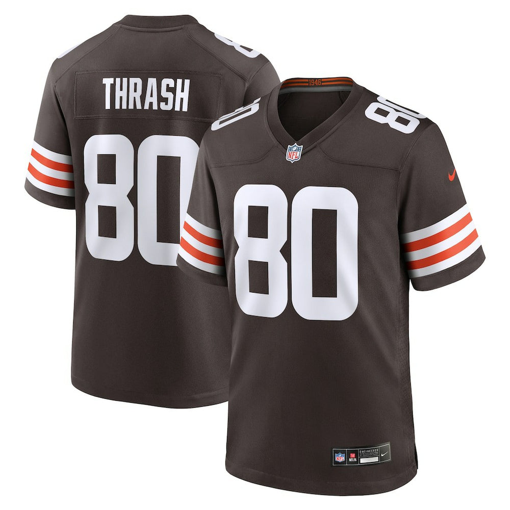 NFL Jamari Thrash Cleveland Browns Team Game Jersey - Brown