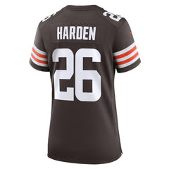 NFL Myles Harden Cleveland Browns Women's Game Jersey - Brown