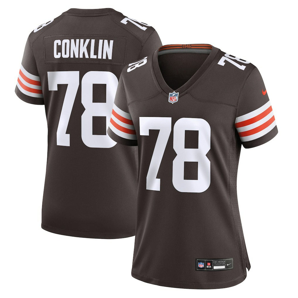 NFL Jack Conklin Cleveland Browns Women's Game Jersey - Brown