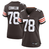 NFL Jack Conklin Cleveland Browns Women's Game Jersey - Brown