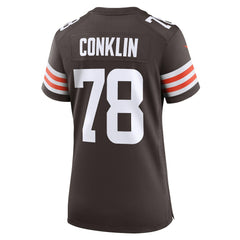 NFL Jack Conklin Cleveland Browns Women's Game Jersey - Brown