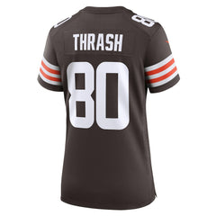 NFL Jamari Thrash Cleveland Browns Women's Game Jersey - Brown
