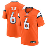 NFL P.J. Locke Denver Broncos Team Game Jersey - Orange