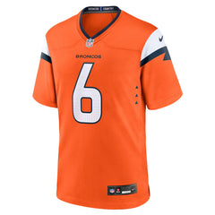 NFL P.J. Locke Denver Broncos Team Game Jersey - Orange