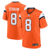 NFL Jarrett Stidham Denver Broncos Team Game Jersey - Orange