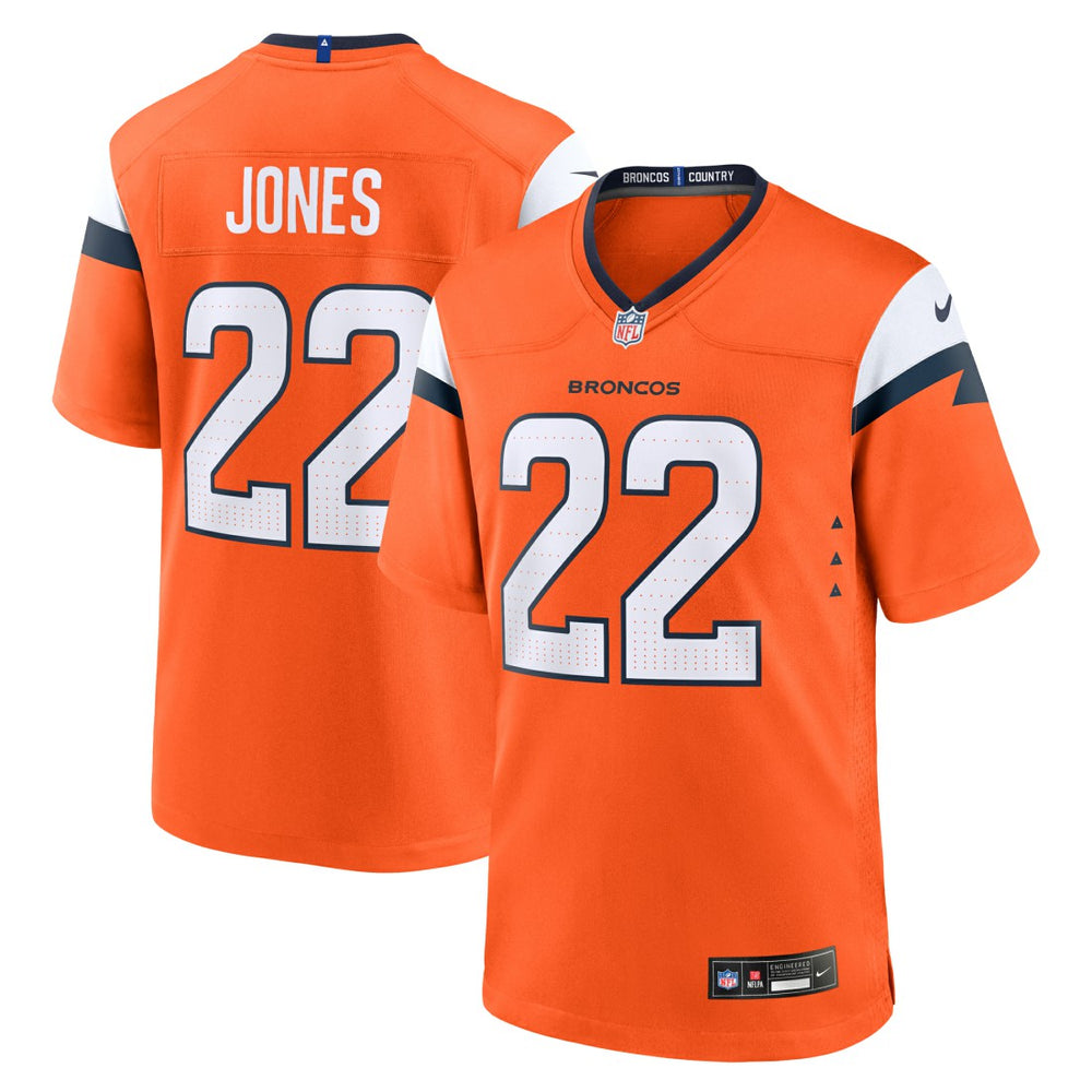 NFL Brandon Jones Denver Broncos Team Game Jersey - Orange