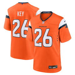 NFL Devon Key Denver Broncos Team Game Jersey - Orange