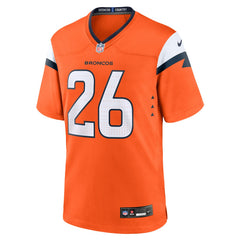 NFL Devon Key Denver Broncos Team Game Jersey - Orange