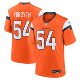 NFL Alex Forsyth Denver Broncos Team Game Jersey - Orange