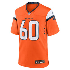 NFL Luke Wattenberg Denver Broncos Team Game Jersey - Orange