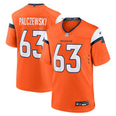 Alex Palczewski Denver Broncos Team Game Jersey Orange