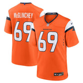 NFL Mike McGlinchey Denver Broncos Team Game Jersey - Orange