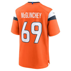 NFL Mike McGlinchey Denver Broncos Team Game Jersey - Orange