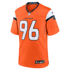 NFL Eyioma Uwazurike Denver Broncos Team Game Jersey - Orange