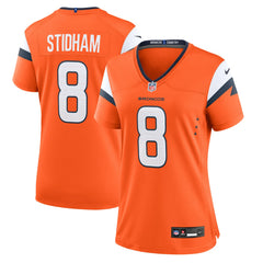 NFL Jarrett Stidham Denver Broncos Women's Team Game Jersey - Orange