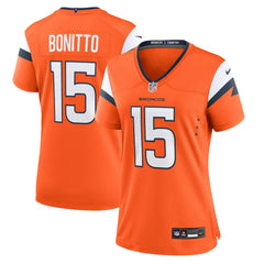 NFL Nik Bonitto Denver Broncos Women's Team Game Jersey - Orange