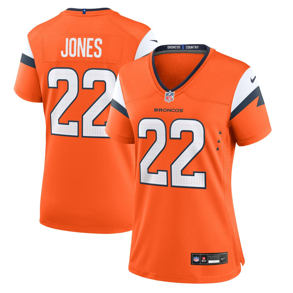NFL Brandon Jones Denver Broncos Women's Team Game Jersey - Orange