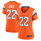 NFL Brandon Jones Denver Broncos Women's Team Game Jersey - Orange