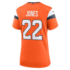 NFL Brandon Jones Denver Broncos Women's Team Game Jersey - Orange